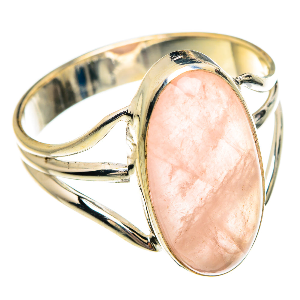 Rose Quartz Rings handcrafted by Anasilvercos - RING83701