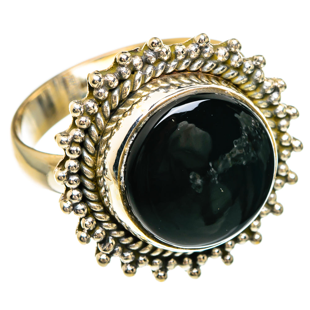 Black Onyx Rings handcrafted by Anasilvercos - RING83711
