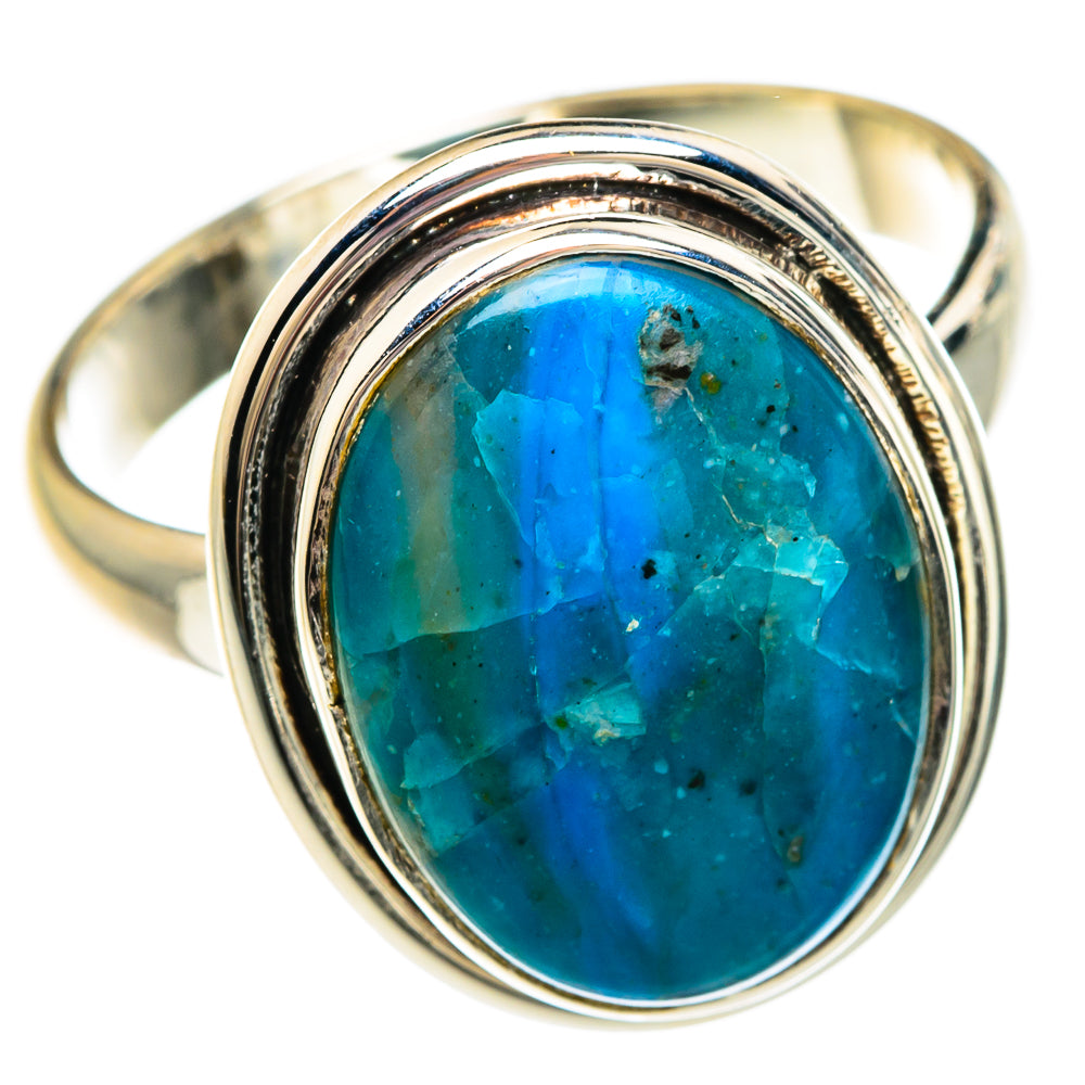 Chrysocolla Rings handcrafted by Anasilvercos - RING83729