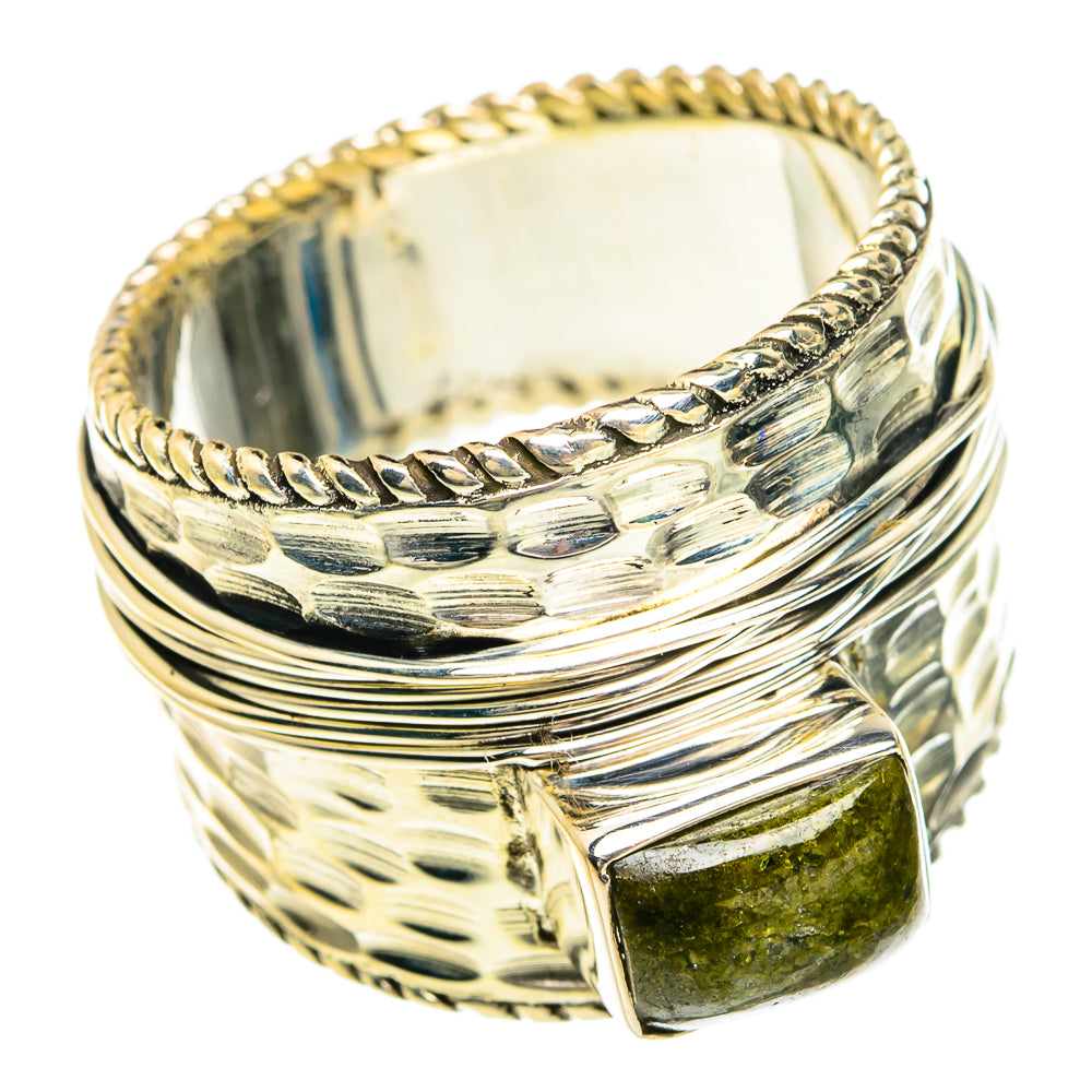 Green Jasper Rings handcrafted by Anasilvercos - RING83731