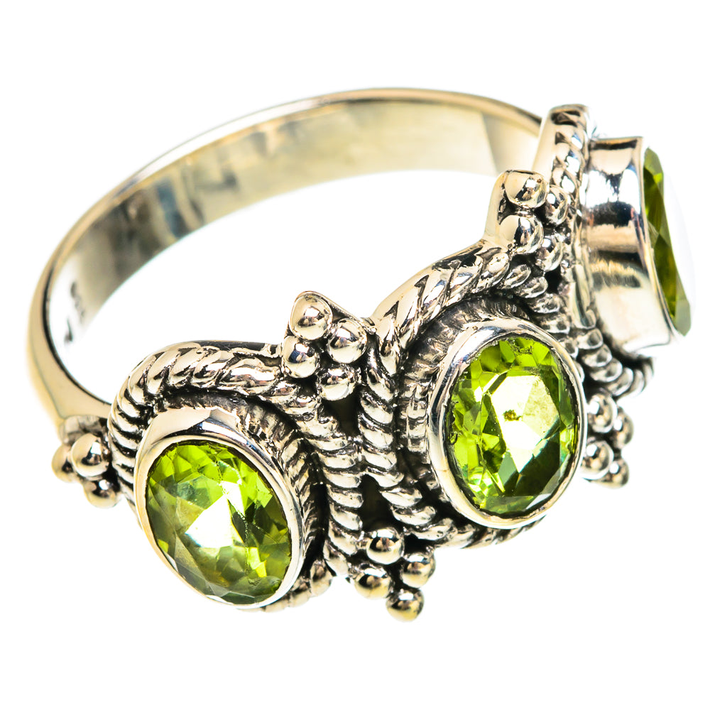 Peridot Rings handcrafted by Anasilvercos - RING83732