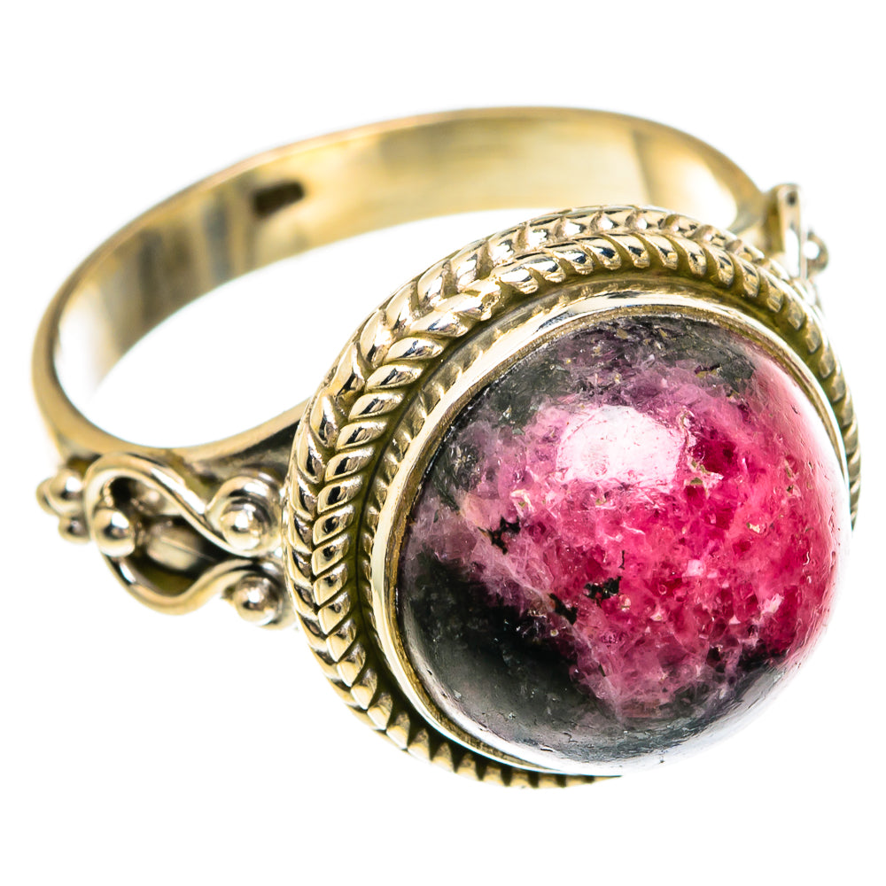 Rhodonite Rings handcrafted by Anasilvercos - RING83747