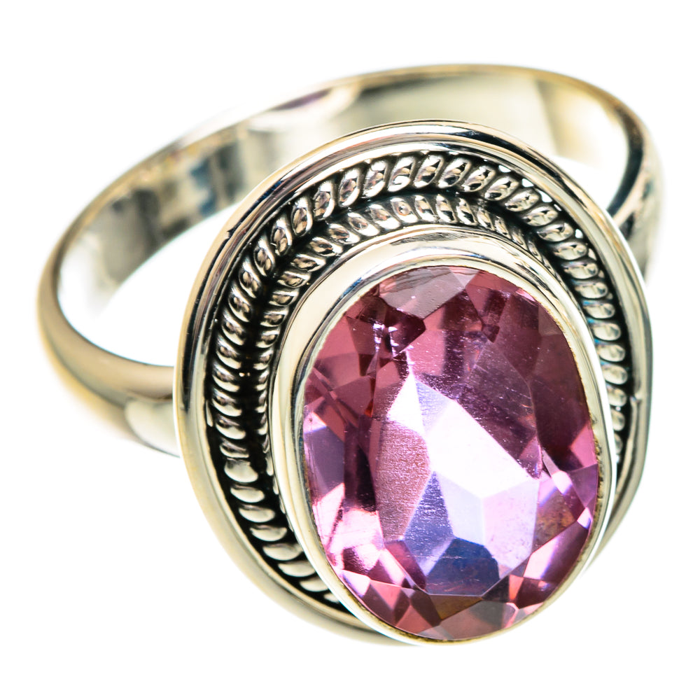 Color Change Alexandrite (lab.) Rings handcrafted by Anasilvercos - RING83749