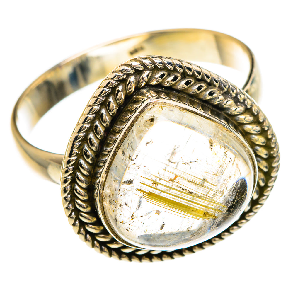 Rutilated Quartz Rings handcrafted by Anasilvercos - RING83751 - Photo 2