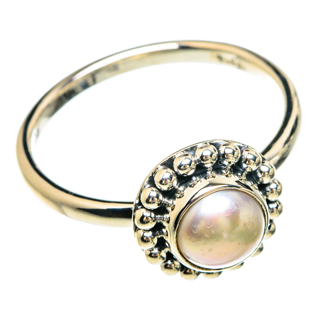 Cultured Pearl Rings handcrafted by Anasilvercos - RING83757