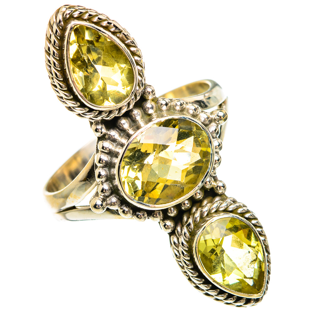 Citrine Rings handcrafted by Anasilvercos - RING83760