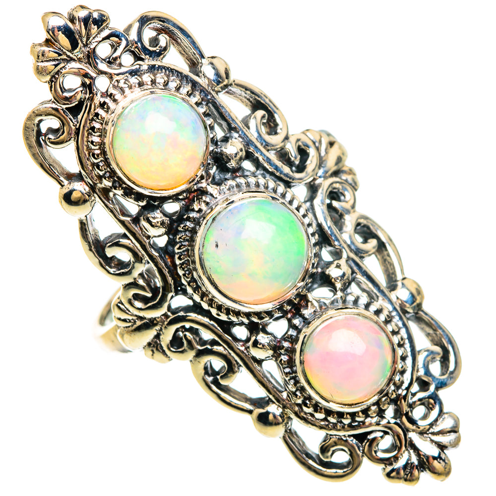 Ethiopian Opal Rings handcrafted by Anasilvercos - RING83764