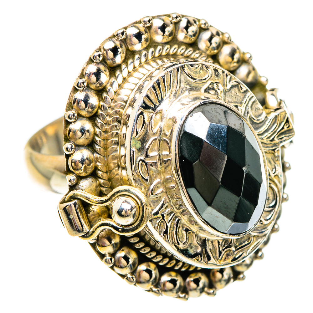 Hematite Rings handcrafted by Anasilvercos - RING83765