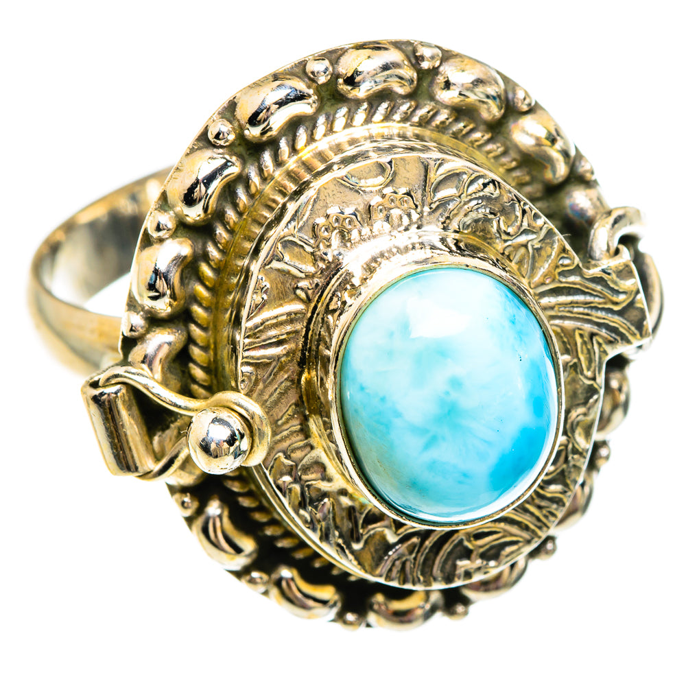 Larimar Rings handcrafted by Anasilvercos - RING83766