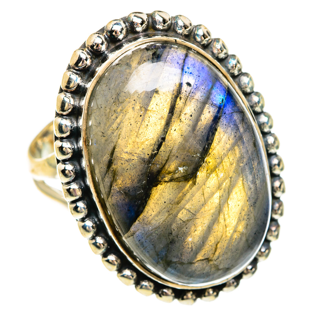 Labradorite Rings handcrafted by Anasilvercos - RING83770