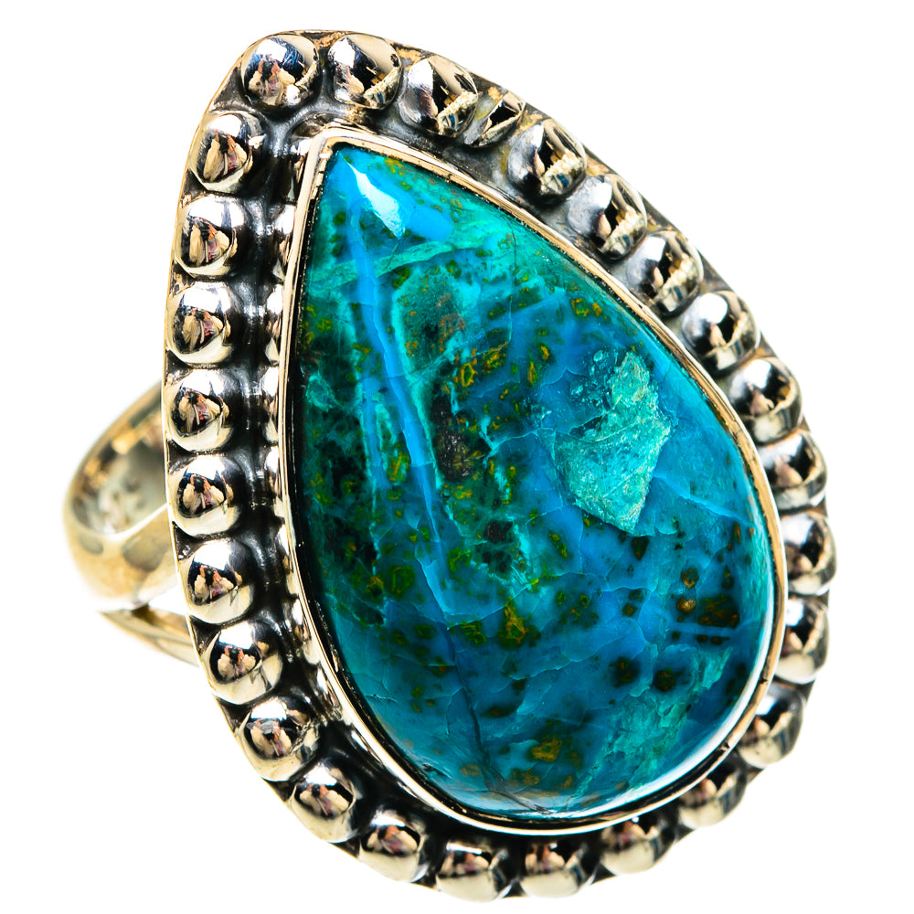 Chrysocolla Rings handcrafted by Anasilvercos - RING83774