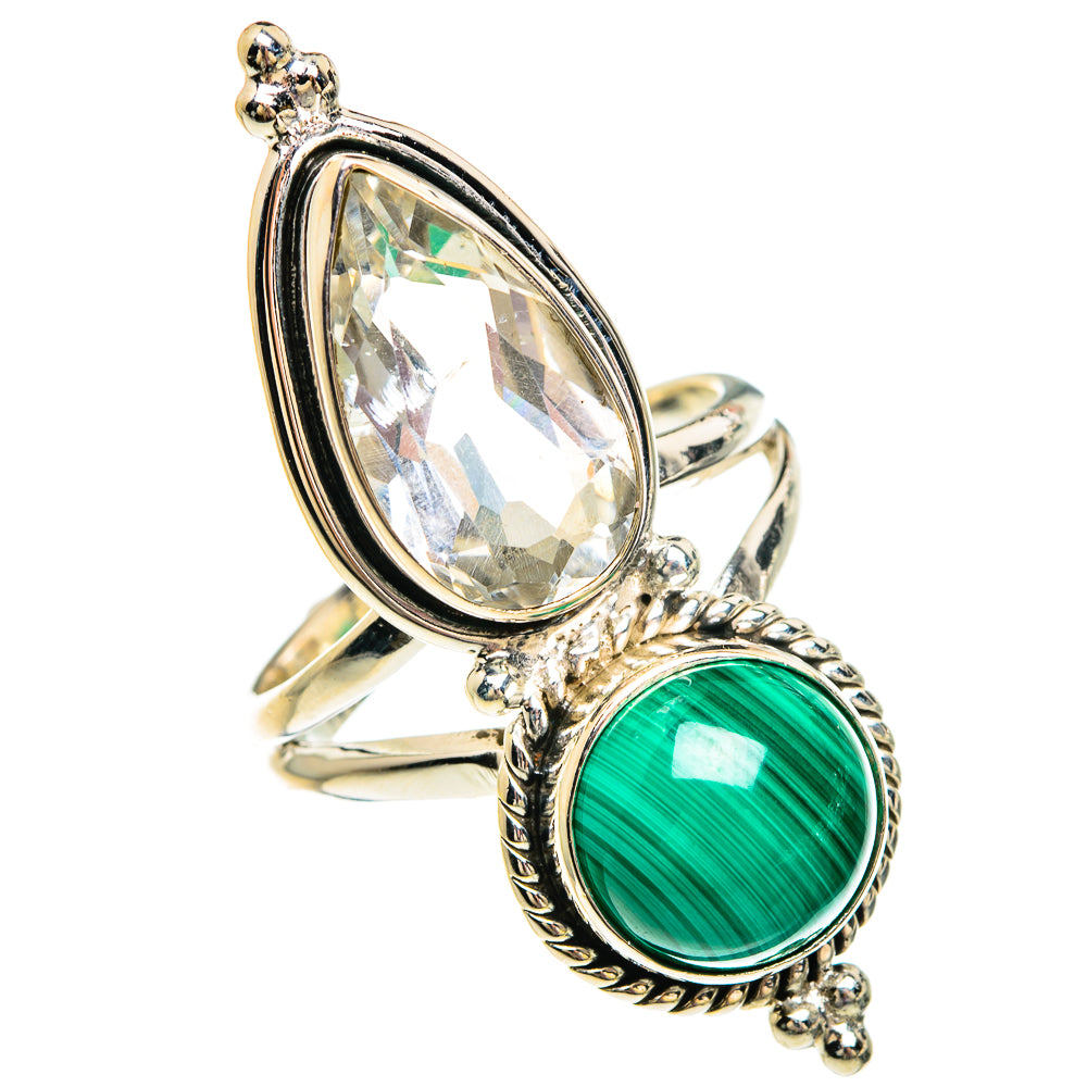 Malachite Rings handcrafted by Anasilvercos - RING83776