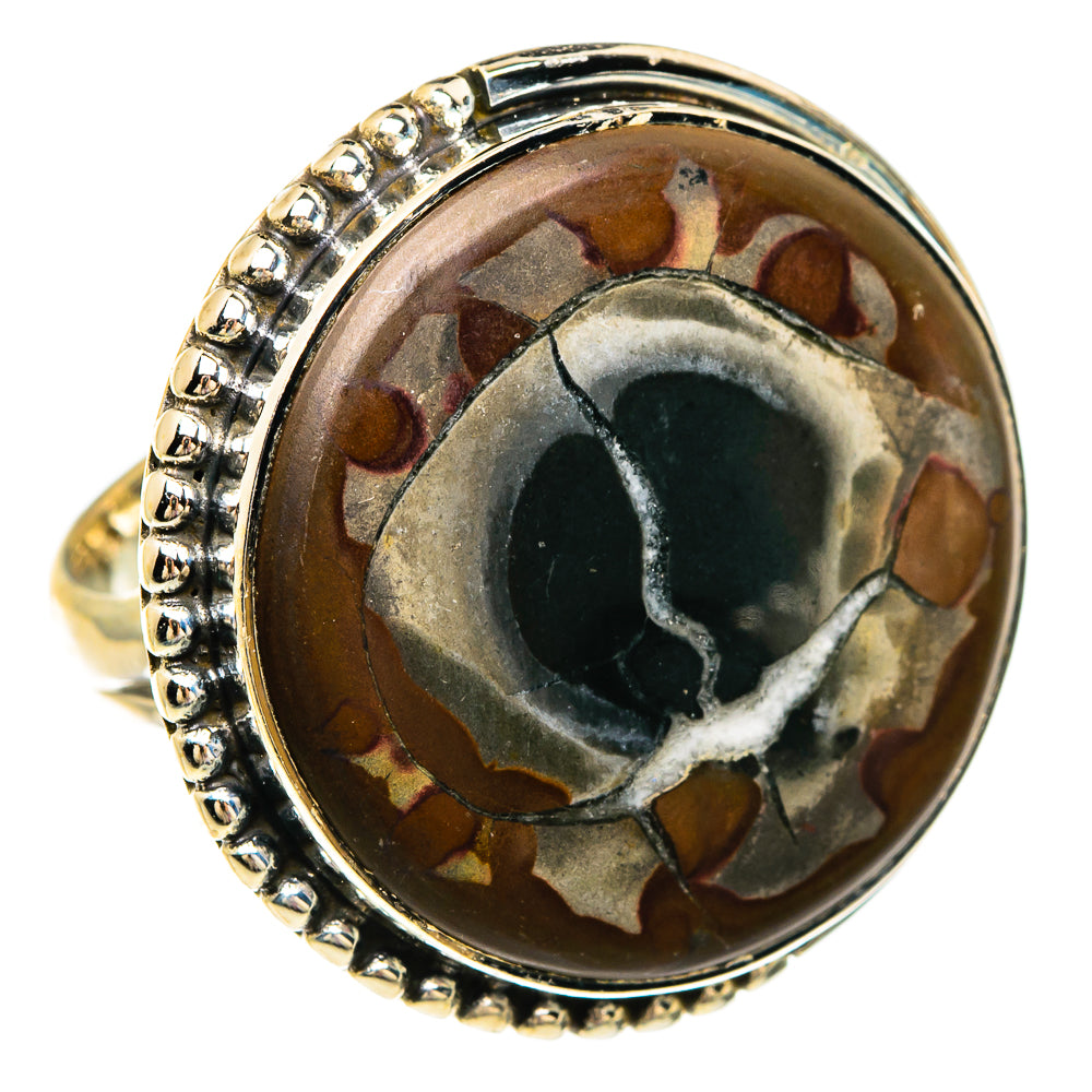 Septarian Geode Rings handcrafted by Anasilvercos - RING83779
