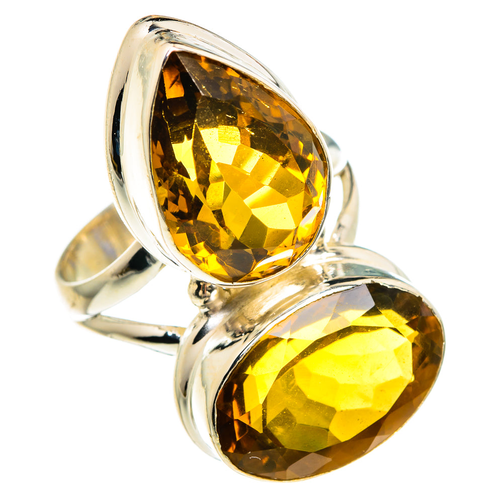 Mandarin Citrine Rings handcrafted by Anasilvercos - RING83783