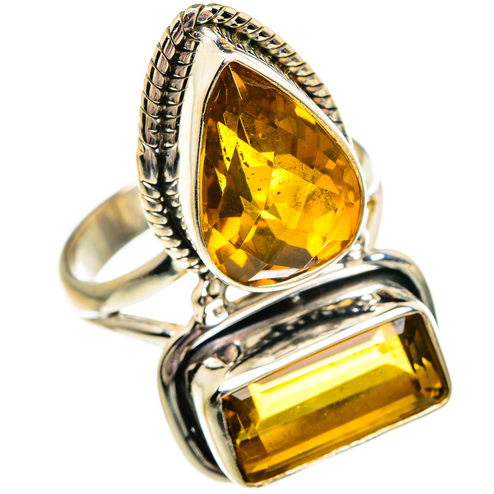 Mandarin Citrine Rings handcrafted by Anasilvercos - RING83784