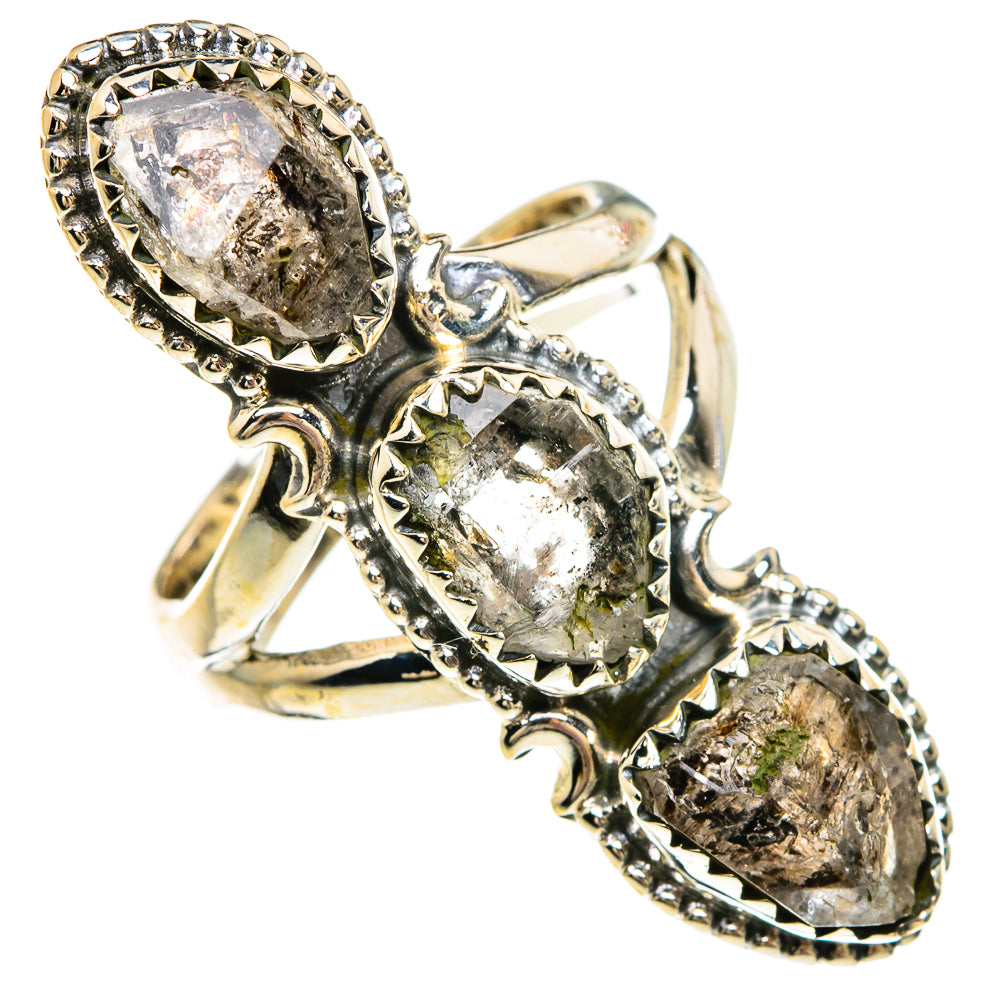 Herkimer Diamond Rings handcrafted by Anasilvercos - RING83789