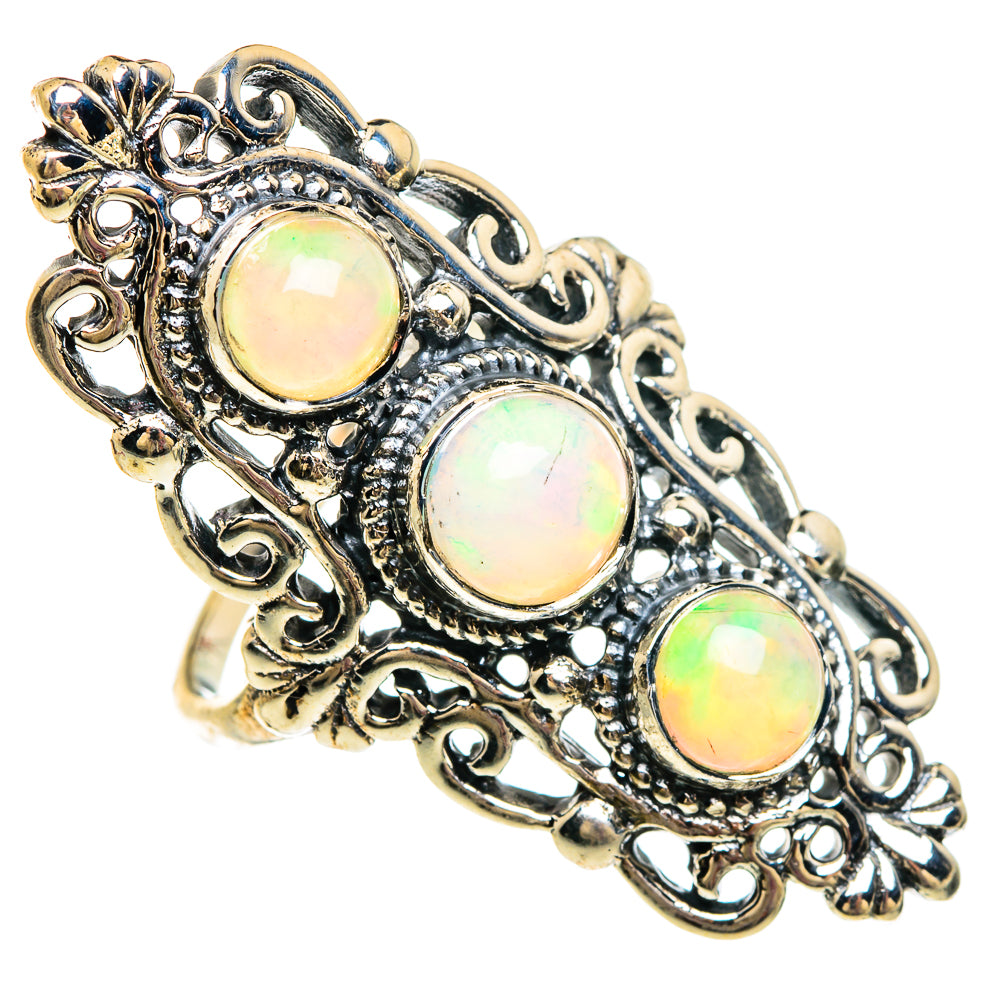 Ethiopian Opal Rings handcrafted by Anasilvercos - RING83797