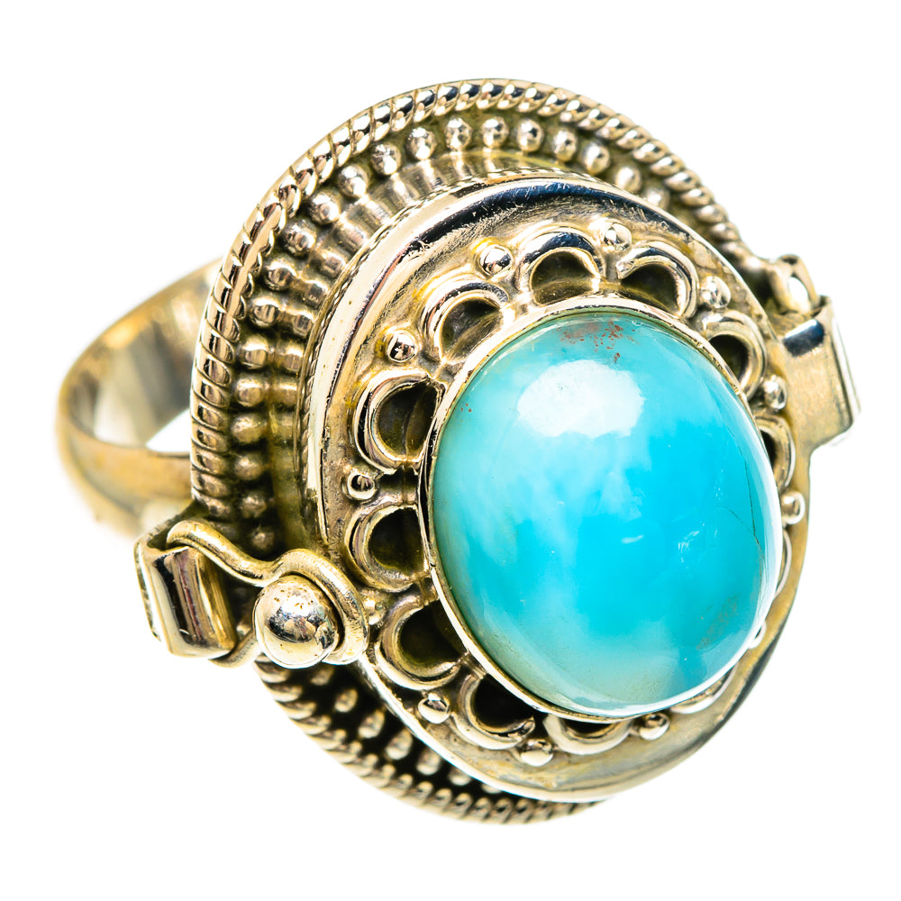 Larimar Rings handcrafted by Anasilvercos - RING83802