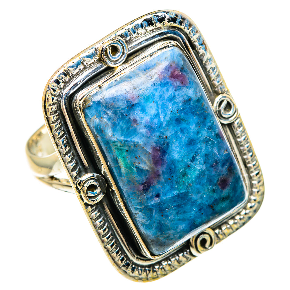 Ruby Zoisite Rings handcrafted by Anasilvercos - RING83804