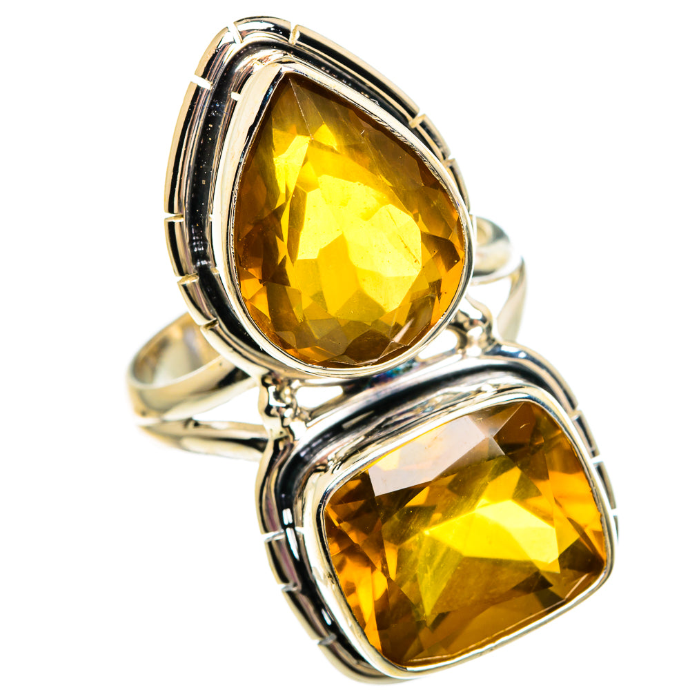 Mandarin Citrine Rings handcrafted by Anasilvercos - RING83817