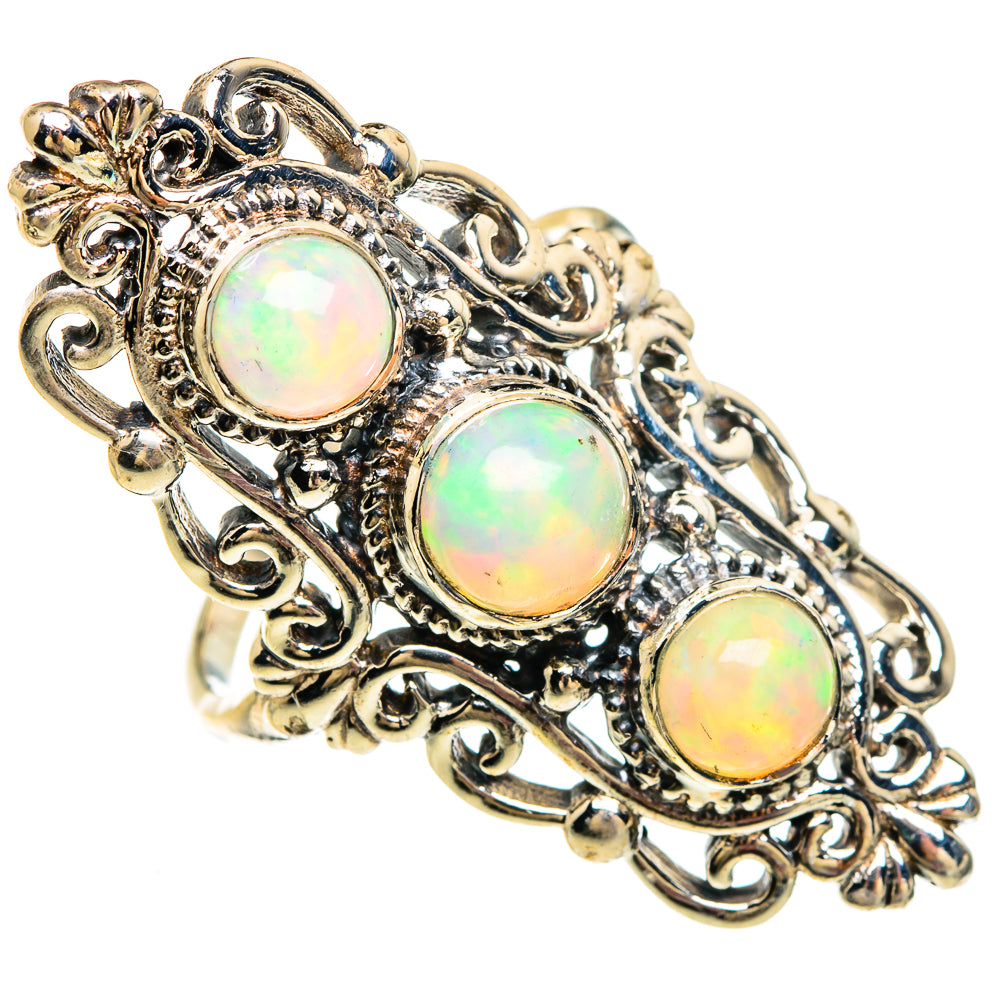 Ethiopian Opal Rings handcrafted by Anasilvercos - RING83829
