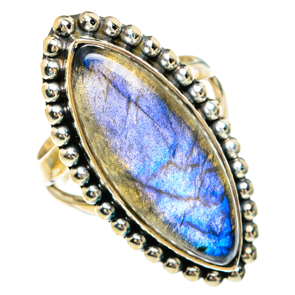 Labradorite Rings handcrafted by Anasilvercos - RING83833
