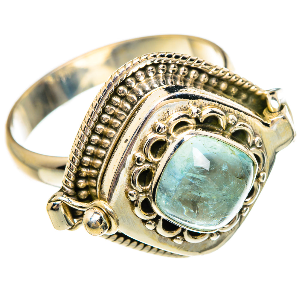 Aquamarine Rings handcrafted by Anasilvercos - RING83836