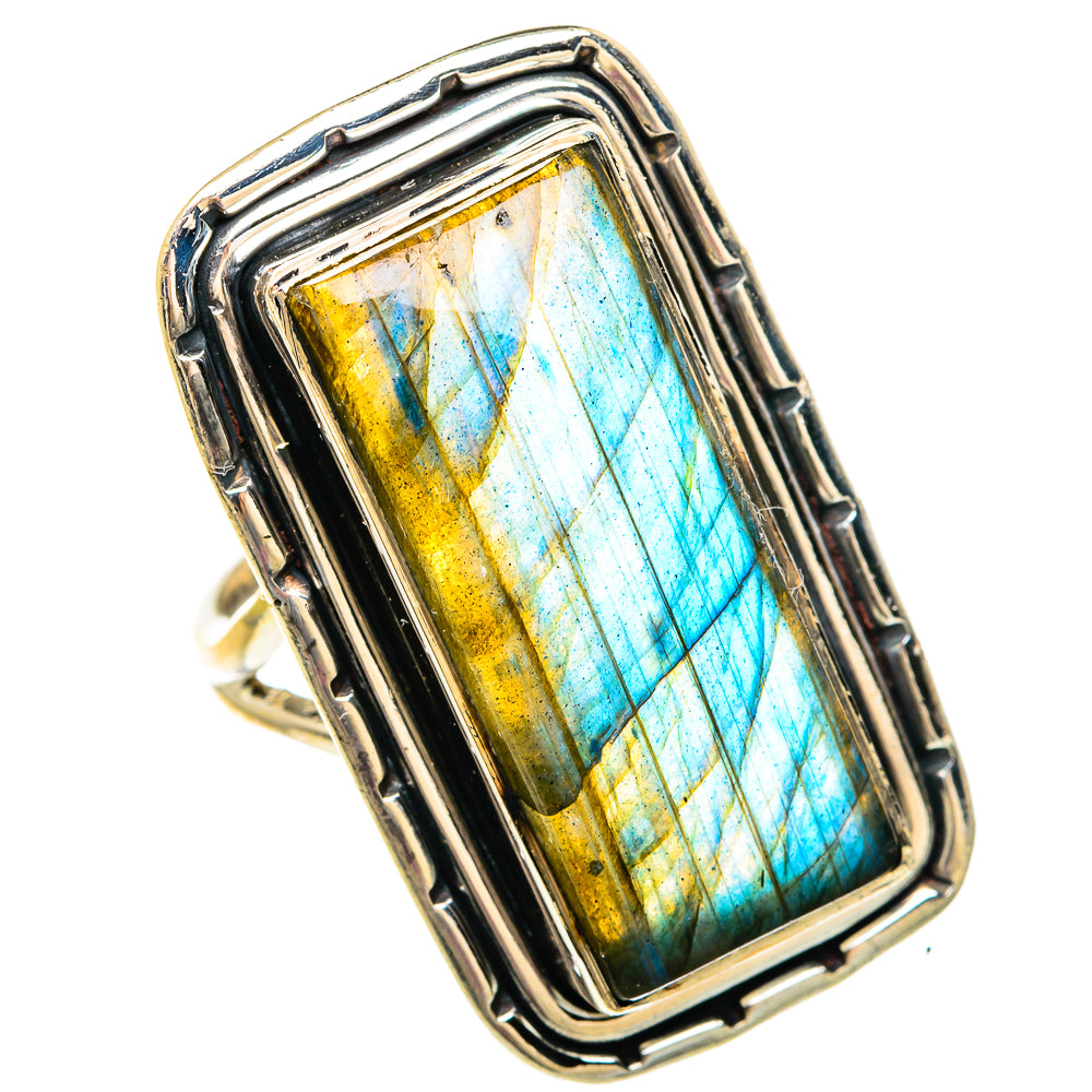 Labradorite Rings handcrafted by Anasilvercos - RING83837