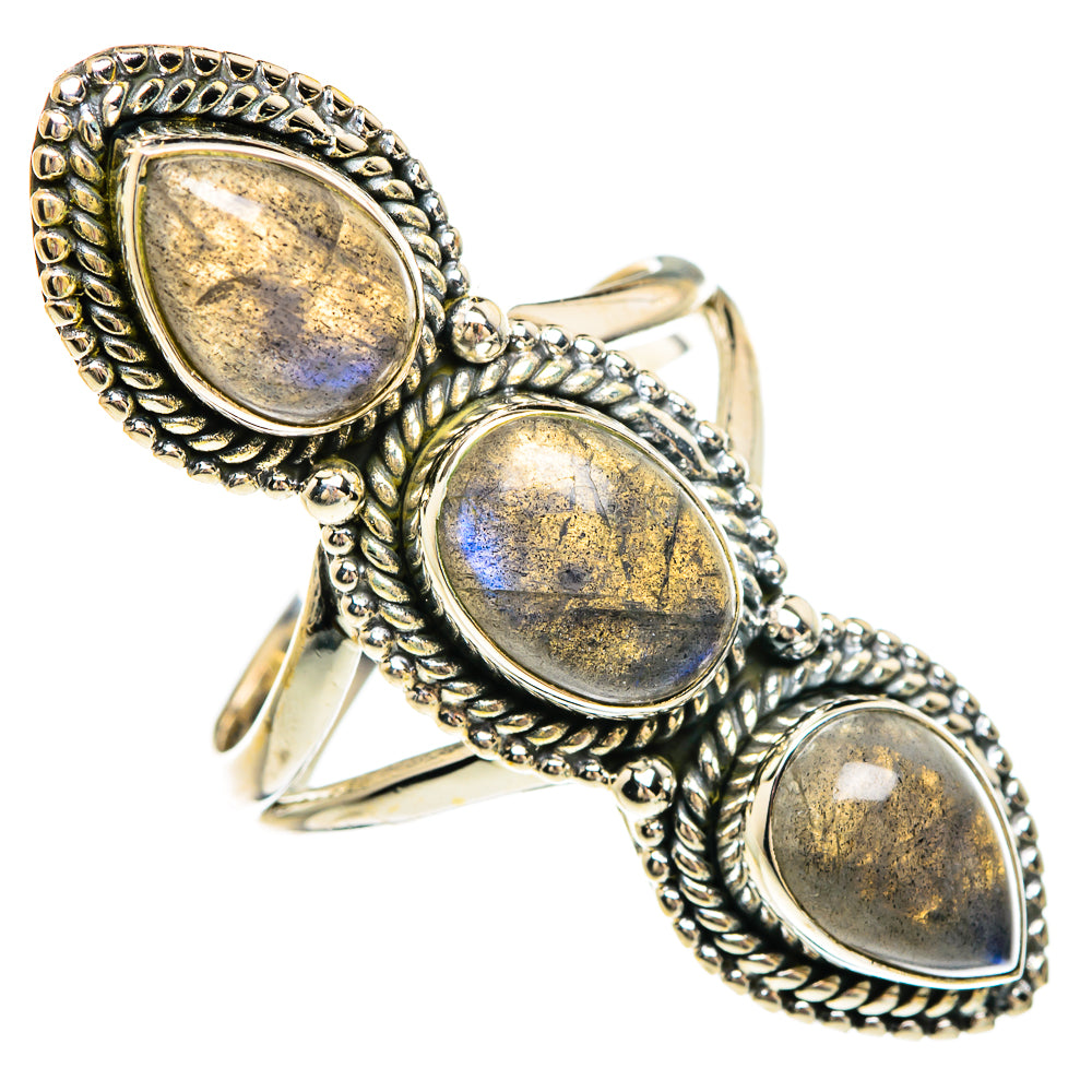 Labradorite Rings handcrafted by Anasilvercos - RING83839