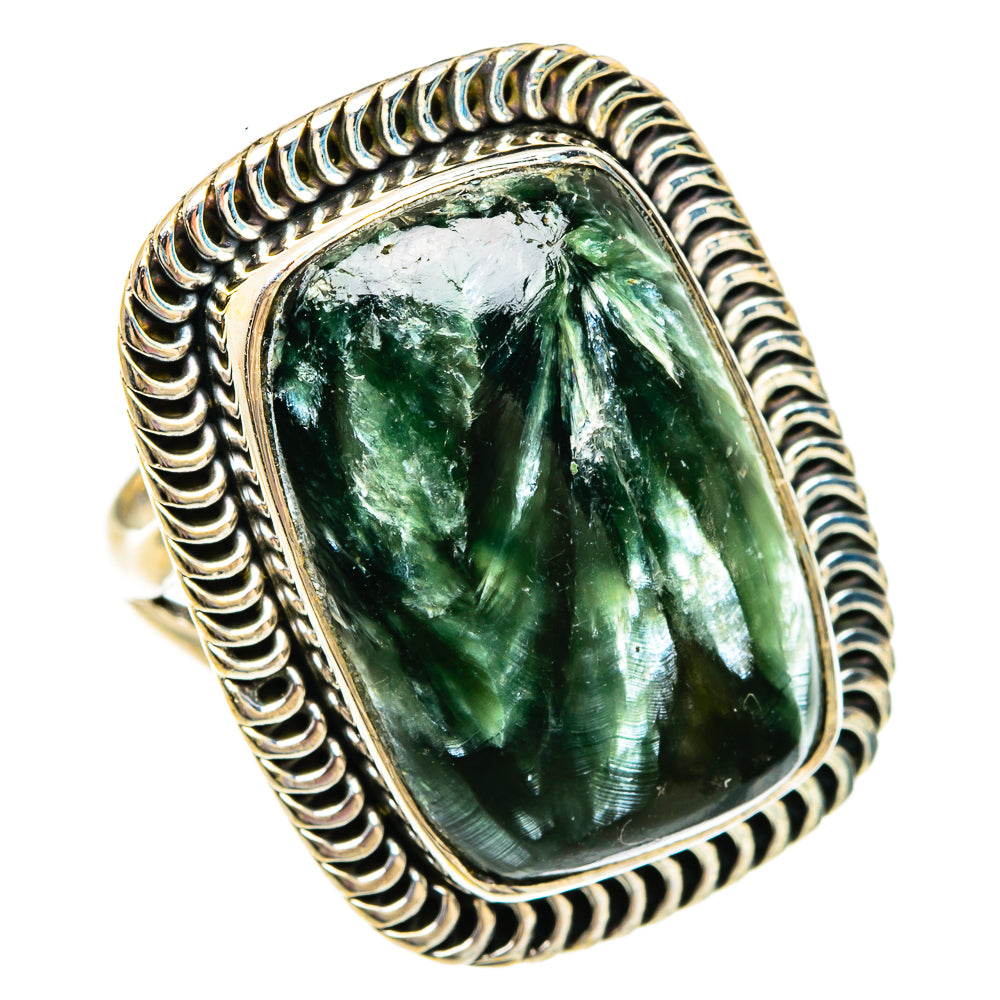 Seraphinite Rings handcrafted by Anasilvercos - RING83843