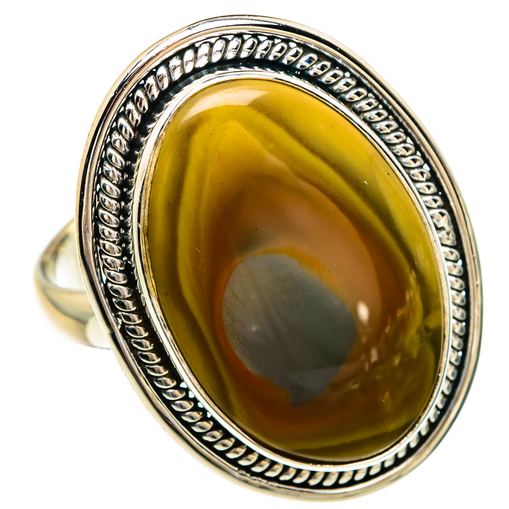 Willow Creek Jasper Rings handcrafted by Anasilvercos - RING83845