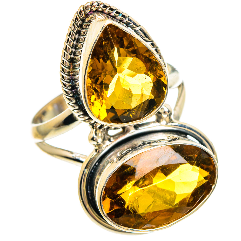 Mandarin Citrine Rings handcrafted by Anasilvercos - RING83851