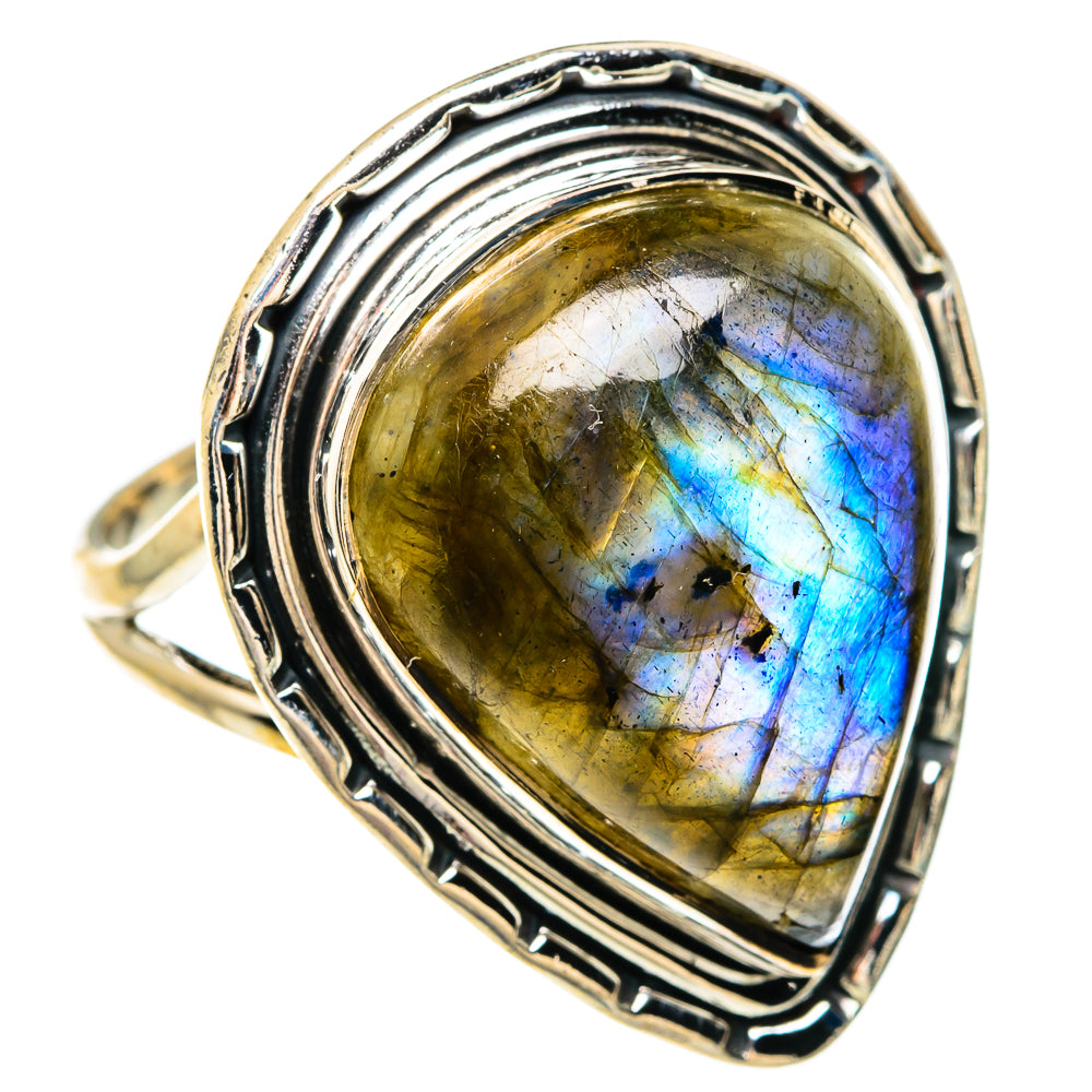 Labradorite Rings handcrafted by Anasilvercos - RING83859
