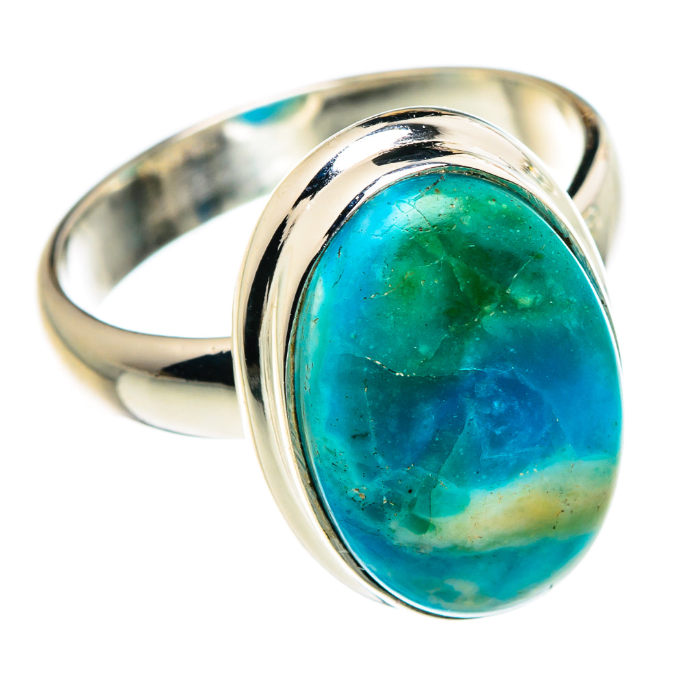 Chrysocolla Rings handcrafted by Anasilvercos - RING83864