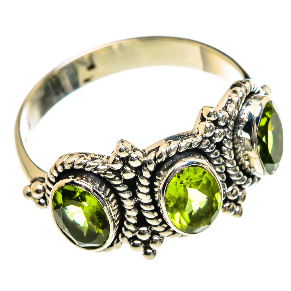 Peridot Rings handcrafted by Anasilvercos - RING83866