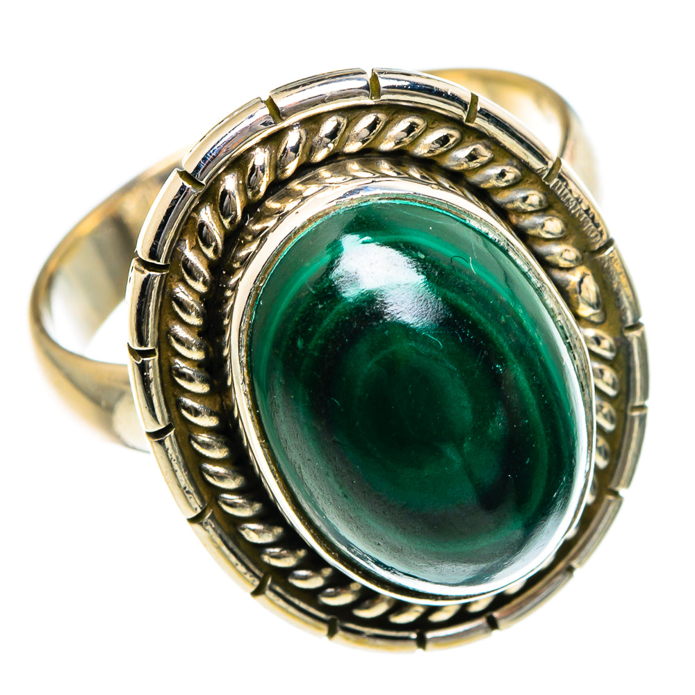 Malachite Rings handcrafted by Anasilvercos - RING83868