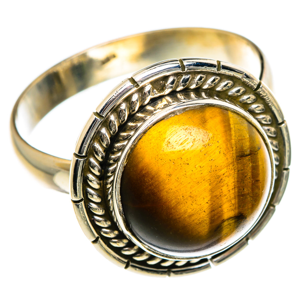 Tiger Eye Rings handcrafted by Anasilvercos - RING83871 - Photo 2
