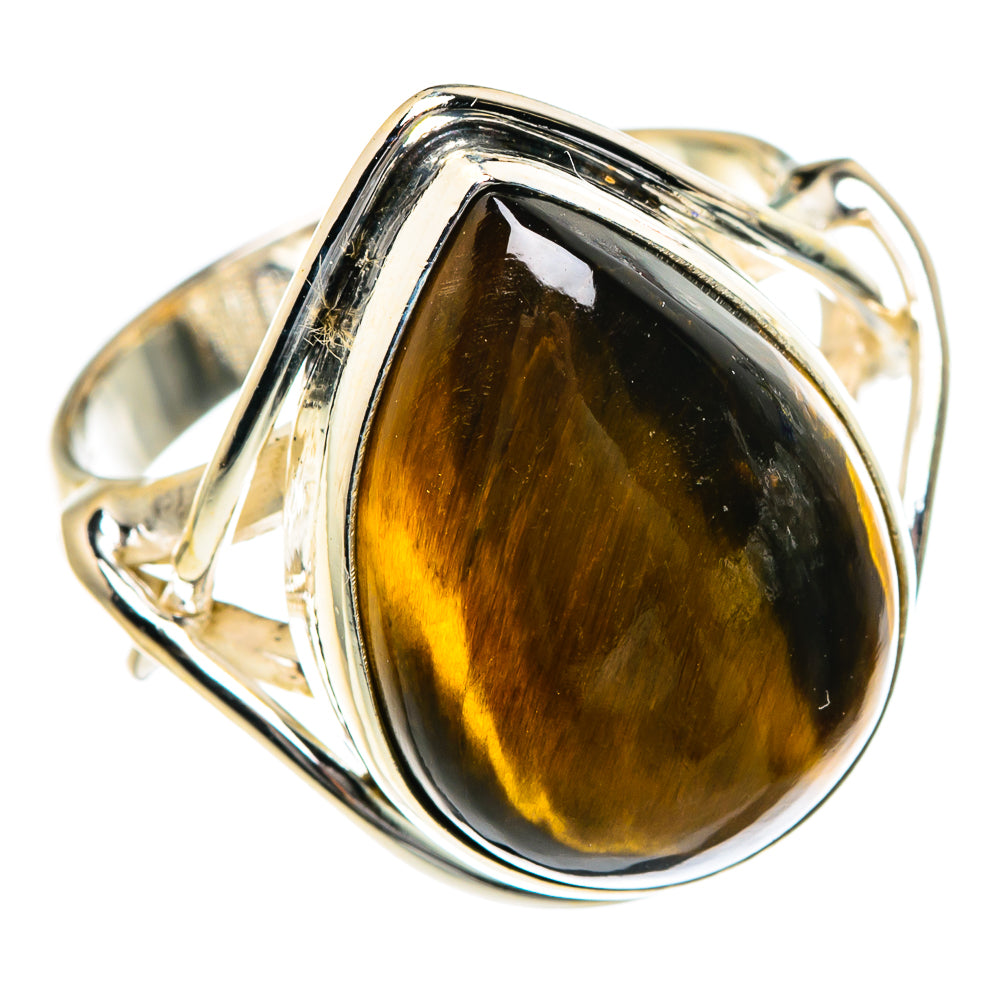 Tiger Eye Rings handcrafted by Anasilvercos - RING83872