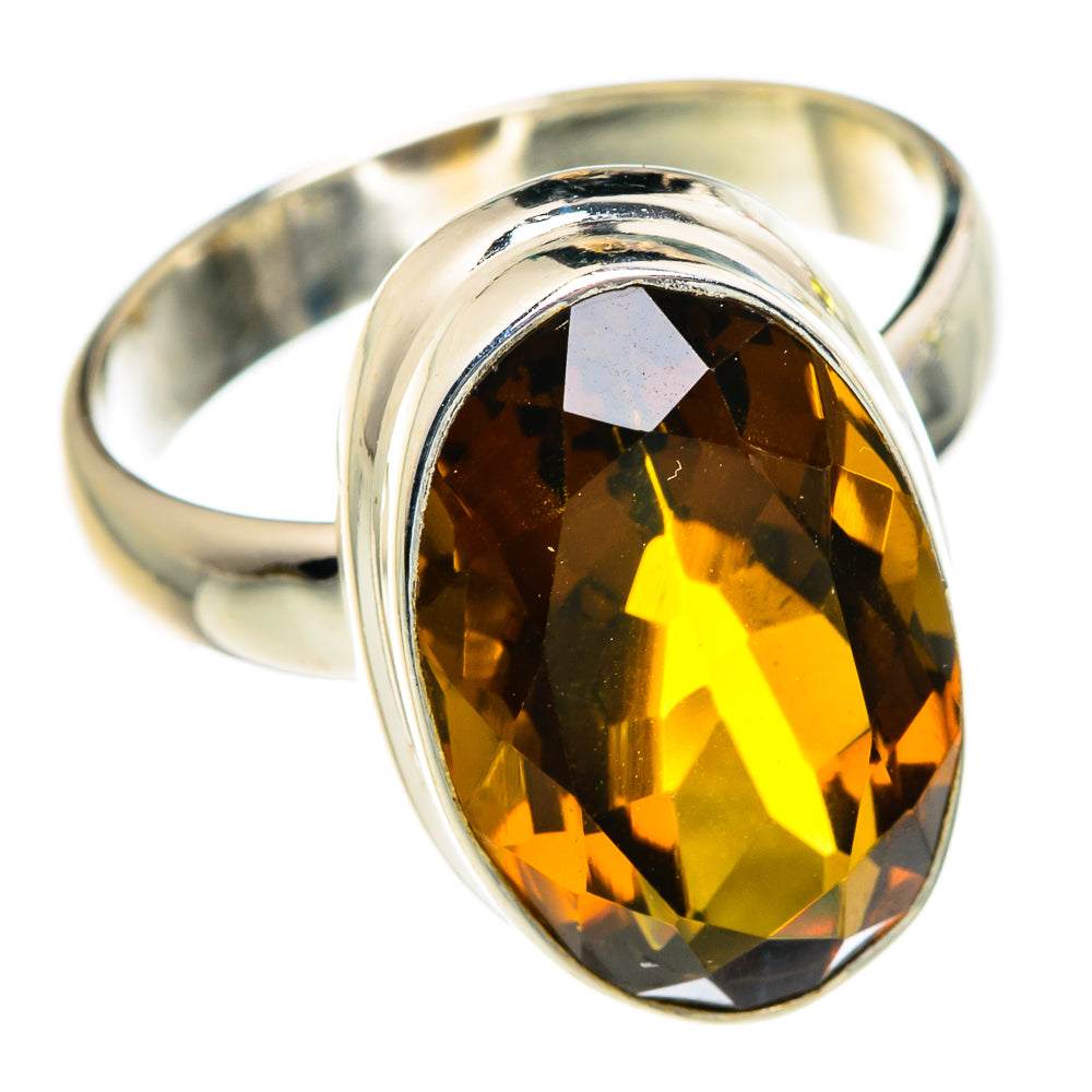 Mandarin Citrine Rings handcrafted by Anasilvercos - RING83873