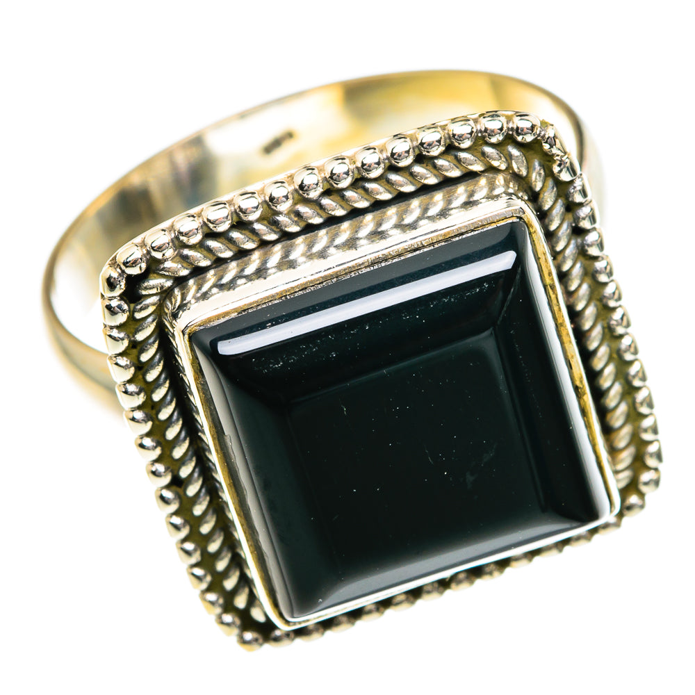 Black Onyx Rings handcrafted by Anasilvercos - RING83885