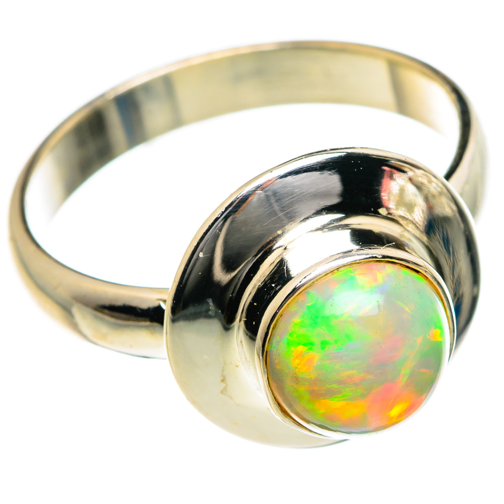 Ethiopian Opal Rings handcrafted by Anasilvercos - RING83891