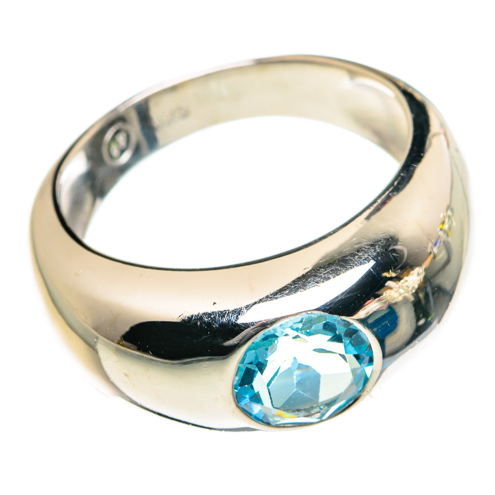 Blue Topaz Rings handcrafted by Anasilvercos - RING83899 - Photo 2