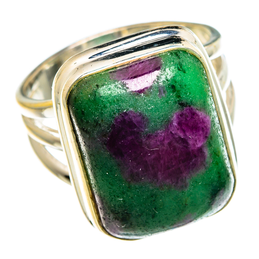 Ruby Zoisite Rings handcrafted by Anasilvercos - RING83902