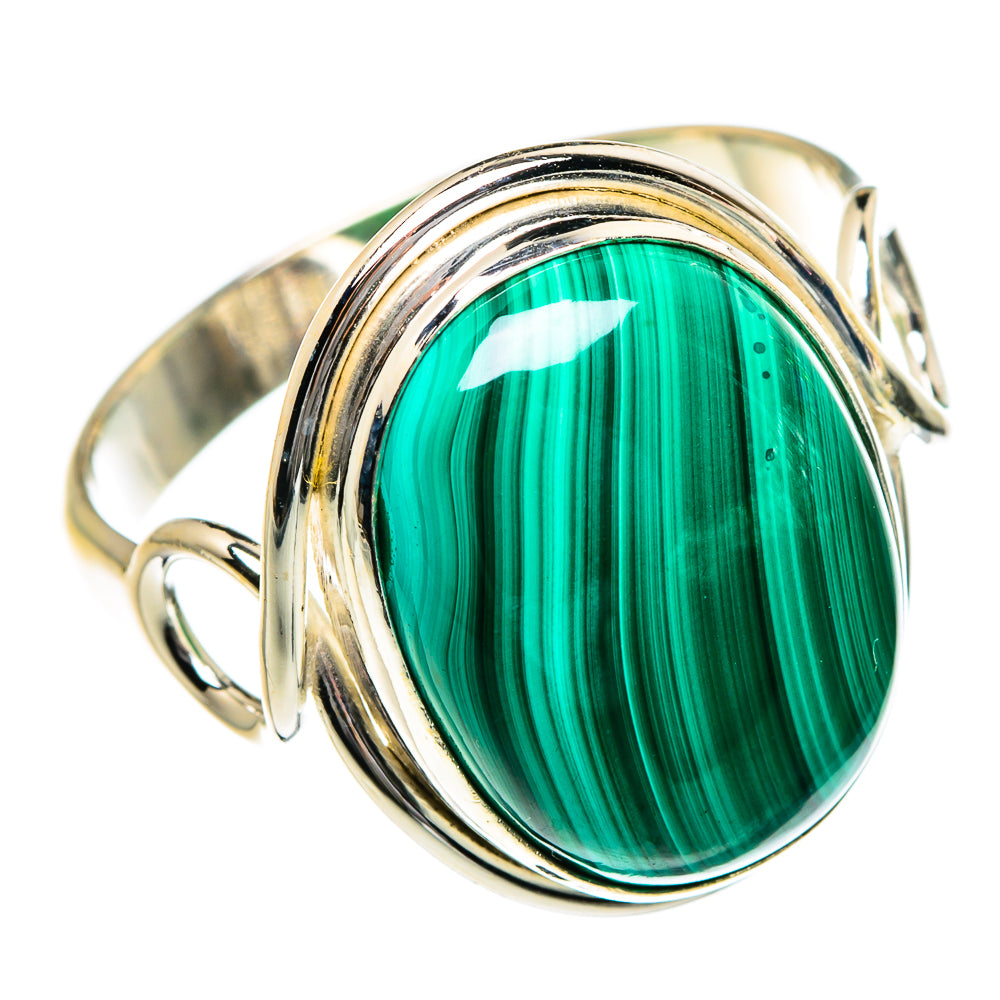 Malachite Rings handcrafted by Anasilvercos - RING83903