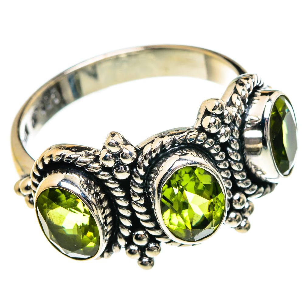 Peridot Rings handcrafted by Anasilvercos - RING83904