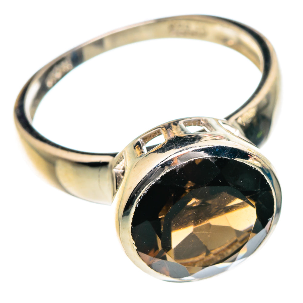 Smoky Quartz Rings handcrafted by Anasilvercos - RING83908
