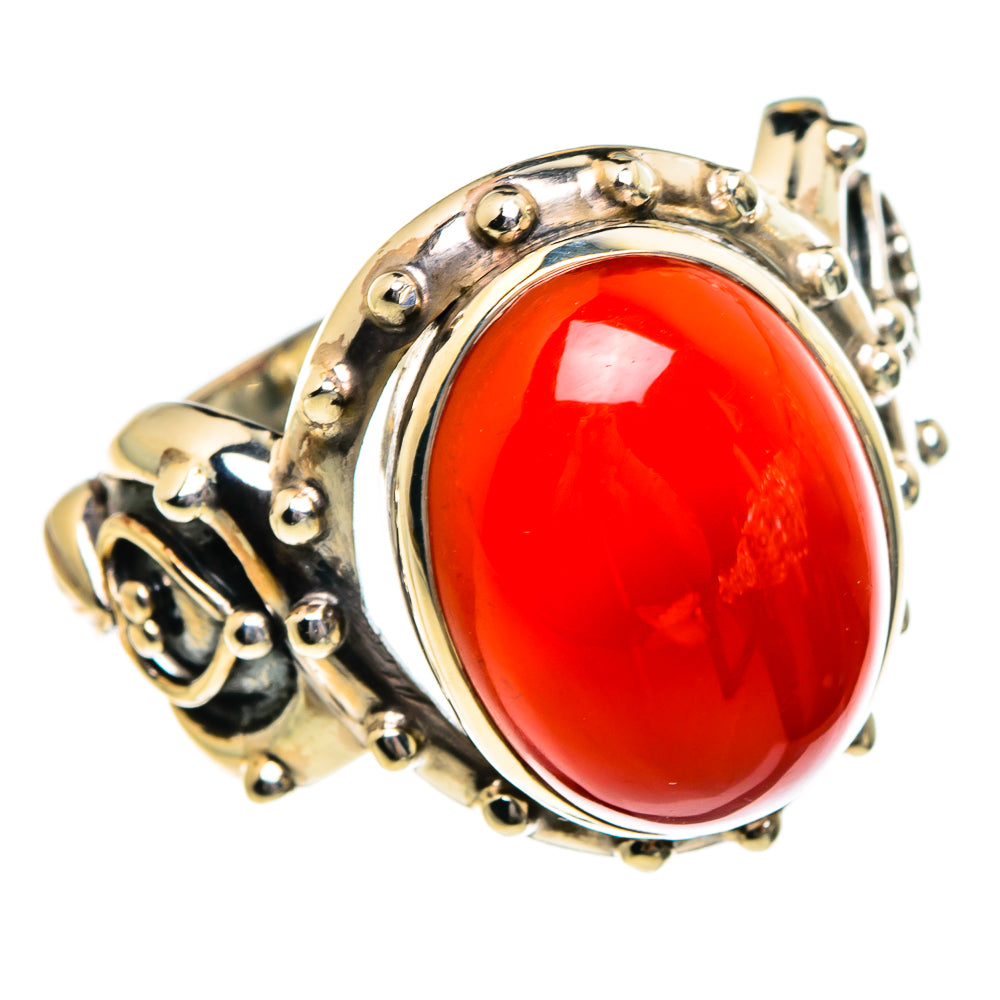 Carnelian Rings handcrafted by Anasilvercos - RING83911