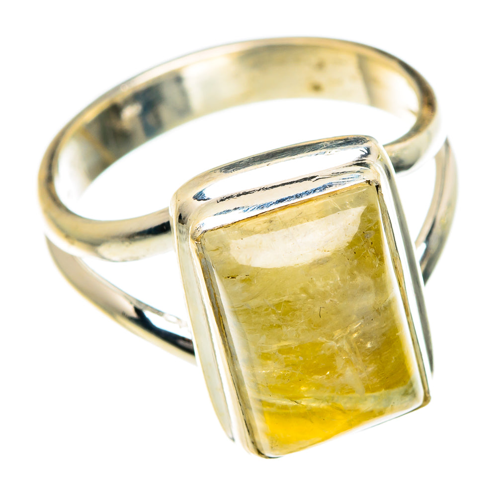 Yellow Moonstone Rings handcrafted by Anasilvercos - RING83932