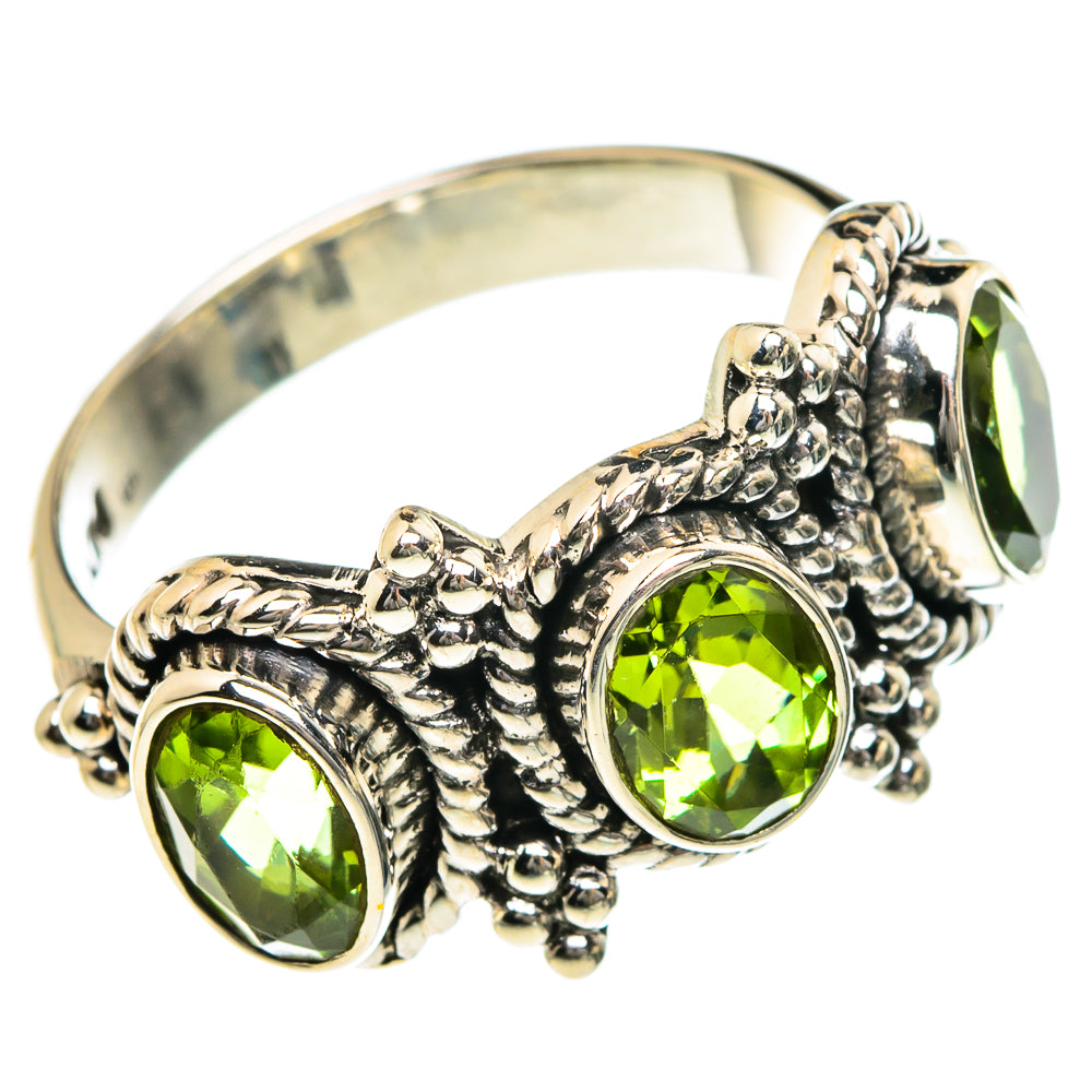 Peridot Rings handcrafted by Anasilvercos - RING83939