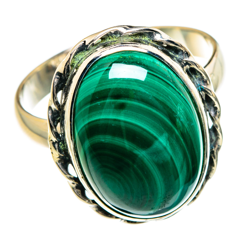 Malachite Rings handcrafted by Anasilvercos - RING83941